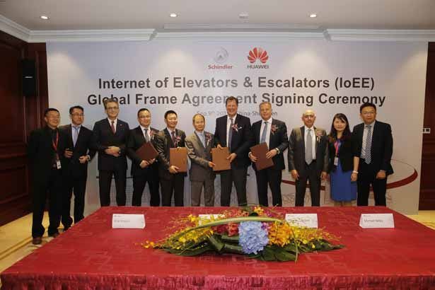 Huawei-and-Schindler-Group-announce-global-partnership-615x410