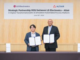 Altair en LG Electronics gaan digitale transformatie versnellen met AI-gebaseerde simulaties voor productontwikkeling