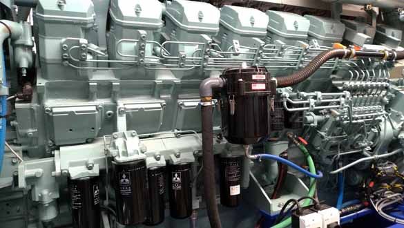 diesel engine for generator in AMS1